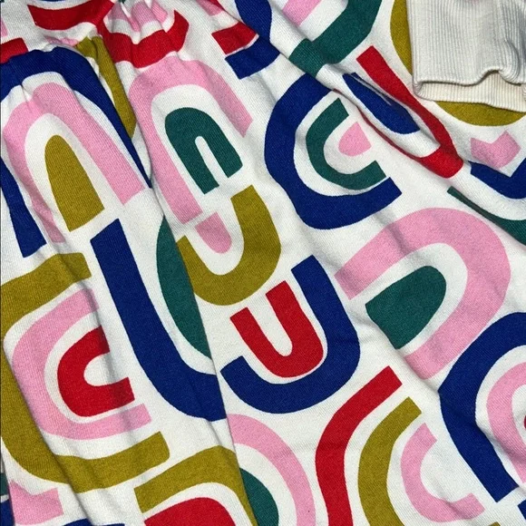 Girls Hanna Andersson White Knit Fabric - Picture 4 of 9